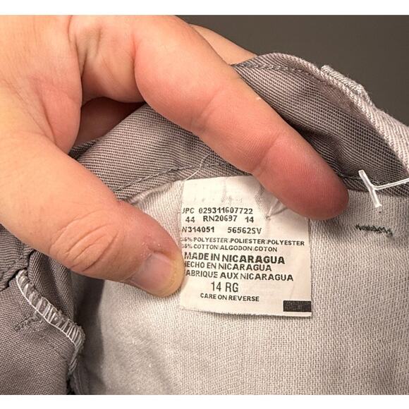 Gray Dickies Women's  Pants 14 Regular like new - Picture 3 of 4